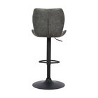 Banqueta Base Disco Itajaí   Cinza Chumbo