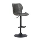 Banqueta Base Disco Itajaí   Cinza Chumbo