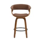 Banqueta Base Madeira Baixa Betim   Marrom