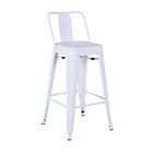 Banqueta Berlim Alta Com Encosto - Branco