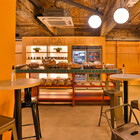 Banqueta Berlim Alta Com Encosto - Bronze