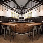 Banqueta Berlim Alta Com Encosto - Bronze