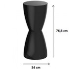 Banqueta Bery  Cinza Mushroom