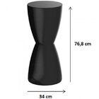 Banqueta Bery Crystal  Verde Alecrim