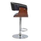 Banqueta Betim Disco Pu Preta Brilho