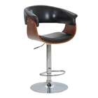 Banqueta Betim Disco Pu Preta Brilho