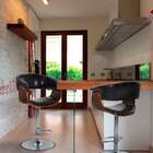 Banqueta Betim Disco Pu Preta Brilho