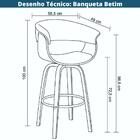 Banqueta Betim Marrom