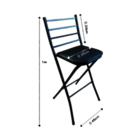 Banqueta Bistrô Alta Dobrável