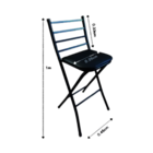 Banqueta Bistrô Alta Dobrável