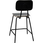 Banqueta Bistro Alta Linha Industrial Preto