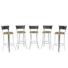 Banqueta Bistro Para Bar, Cozinha, Balcão Em Alumínio E Fibra