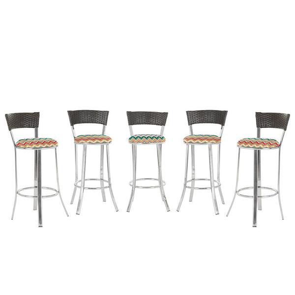 Banqueta Bistro Para Bar, Cozinha, Balcão Em Alumínio E Fibra