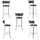 Banqueta Bistro Para Bar, Cozinha, Balcão Em Alumínio E Fibra