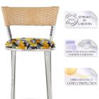 Banqueta Bistro Para Bar, Cozinha, Balcão Em Alumínio E Fibra