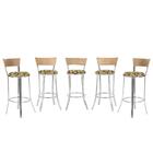 Banqueta Bistro Para Bar, Cozinha, Balcão Em Alumínio E Fibra