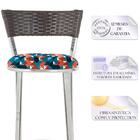 Banqueta Bistro Para Bar, Cozinha, Balcão Em Alumínio E Fibra