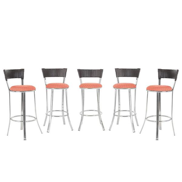 Banqueta Bistro Para Bar, Cozinha, Balcão Em Alumínio E Fibra