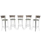 Banqueta Bistro Para Bar, Cozinha, Balcão Em Alumínio E Fibra