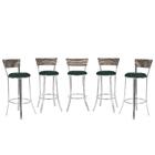 Banqueta Bistro Para Bar, Cozinha, Balcão Em Alumínio E Fibra