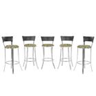 Banqueta Bistro Para Bar, Cozinha, Balcão Em Alumínio E Fibra