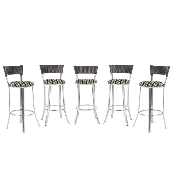 Banqueta Bistro Para Bar, Cozinha, Balcão Em Alumínio E Fibra