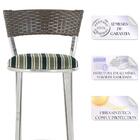 Banqueta Bistro Para Bar, Cozinha, Balcão Em Alumínio E Fibra