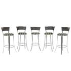 Banqueta Bistro Para Bar, Cozinha, Balcão Em Alumínio E Fibra