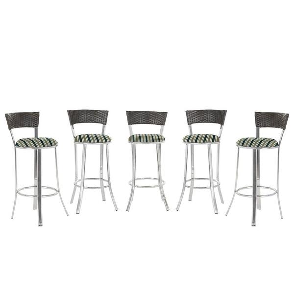 Banqueta Bistro Para Bar, Cozinha, Balcão Em Alumínio E Fibra