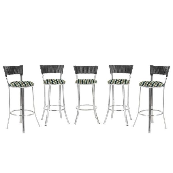 Banqueta Bistro Para Bar, Cozinha, Balcão Em Alumínio E Fibra