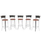 Banqueta Bistro Para Bar, Cozinha, Balcão Em Alumínio E Fibra