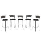 Banqueta Bistro Para Bar, Cozinha, Balcão Em Alumínio E Fibra