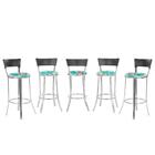 Banqueta Bistro Para Bar, Cozinha, Balcão Em Alumínio E Fibra