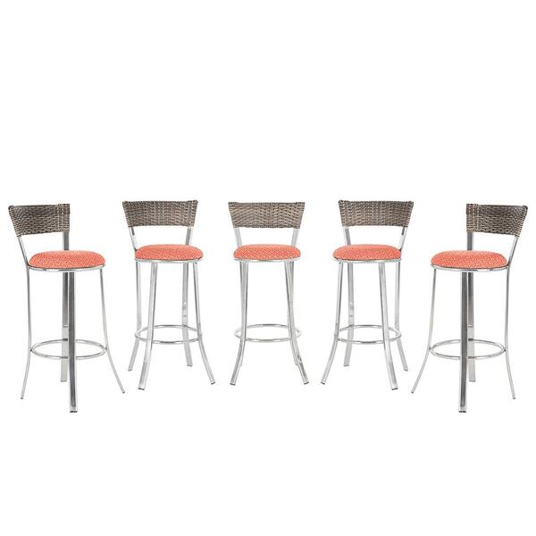 Banqueta Bistro Para Bar, Cozinha, Balcão Em Alumínio E Fibra