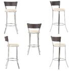 Banqueta Bistro Para Bar, Cozinha, Balcão Em Alumínio E Fibra