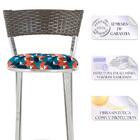 Banqueta Bistro Para Bar, Cozinha, Balcão Em Alumínio E Fibra