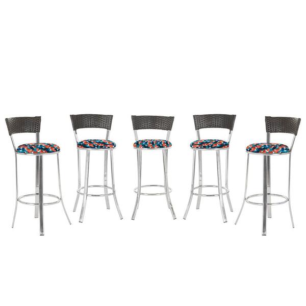 Banqueta Bistro Para Bar, Cozinha, Balcão Em Alumínio E Fibra