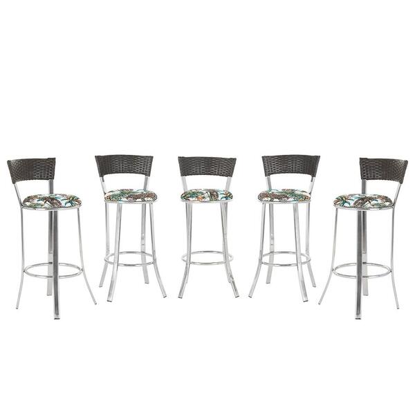 Banqueta Bistro Para Bar, Cozinha, Balcão Em Alumínio E Fibra