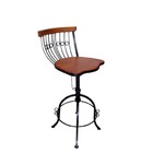 Banqueta Bistrô Regulável E Giratória - Cód 1388