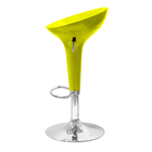 Banqueta Bombo Paris Amarelo Em Abs Giratoria Altura Regulave