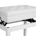 Banqueta Branca,banco P/piano,teclado Yamaha,casio C/ajuste D