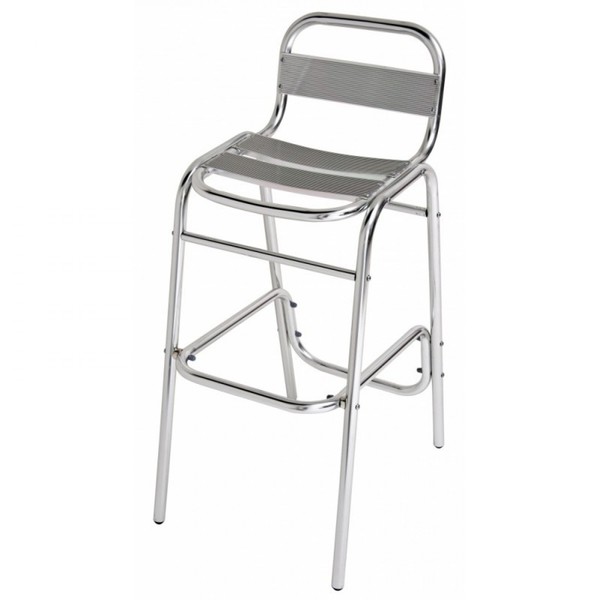 Banqueta Cadeira Alta em Alumínio Mor