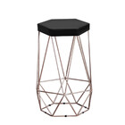 Banqueta Cannes Aramada Com Assento Estofado Zidi