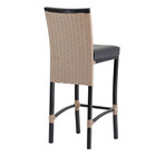 Banqueta Cannes Em Alumínio Corda Náutica Para Edícula, Balcã