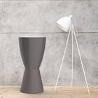 Banqueta Carbo  Cinza Mushroom