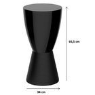 Banqueta Carbo  Cinza Mushroom