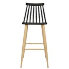 Banqueta Catarina Alta Preta Mor