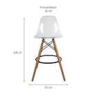 Banqueta Charles Eames Cristral