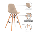 Banqueta Charles Eames Eiffel Design Fendi