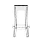 Banqueta Charles Ghost - Sophia - 66 Cm - Incolor - Transpare